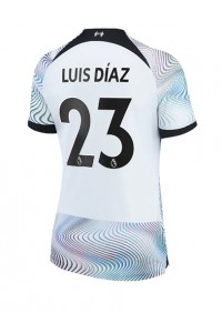 Liverpool Luis Diaz #23 Fotballdrakt Borte Klær Dame 2022-23 Korte ermer